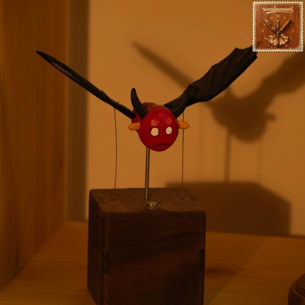 WoodMoment Handcrafted Flying Red Devil