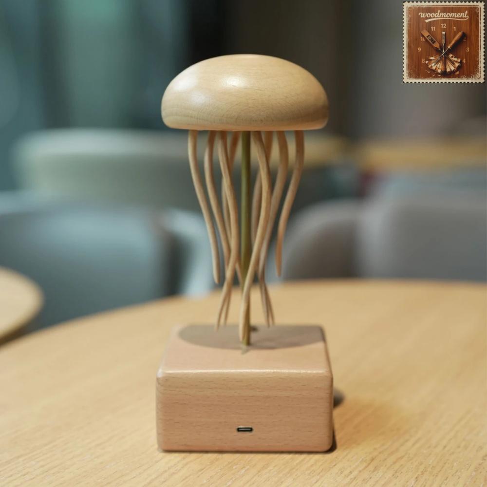 WoodMoment Handcrafted Wooden Jellyfish Automaton