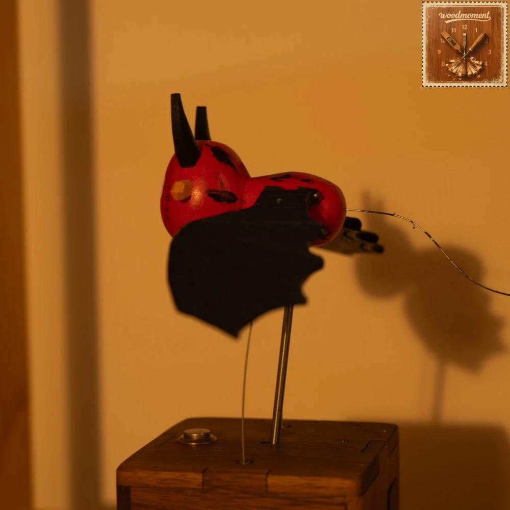 WoodMoment Handcrafted Flying Red Devil