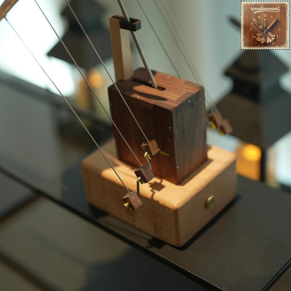 WoodMoment Handcrafted Wooden Manta Ray Automaton