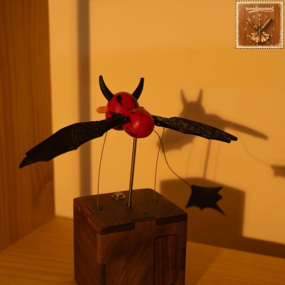 WoodMoment Handcrafted Flying Red Devil