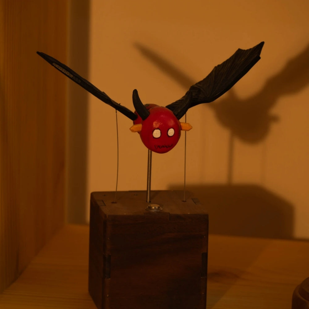 WoodMoment Handcrafted Flying Red Devil