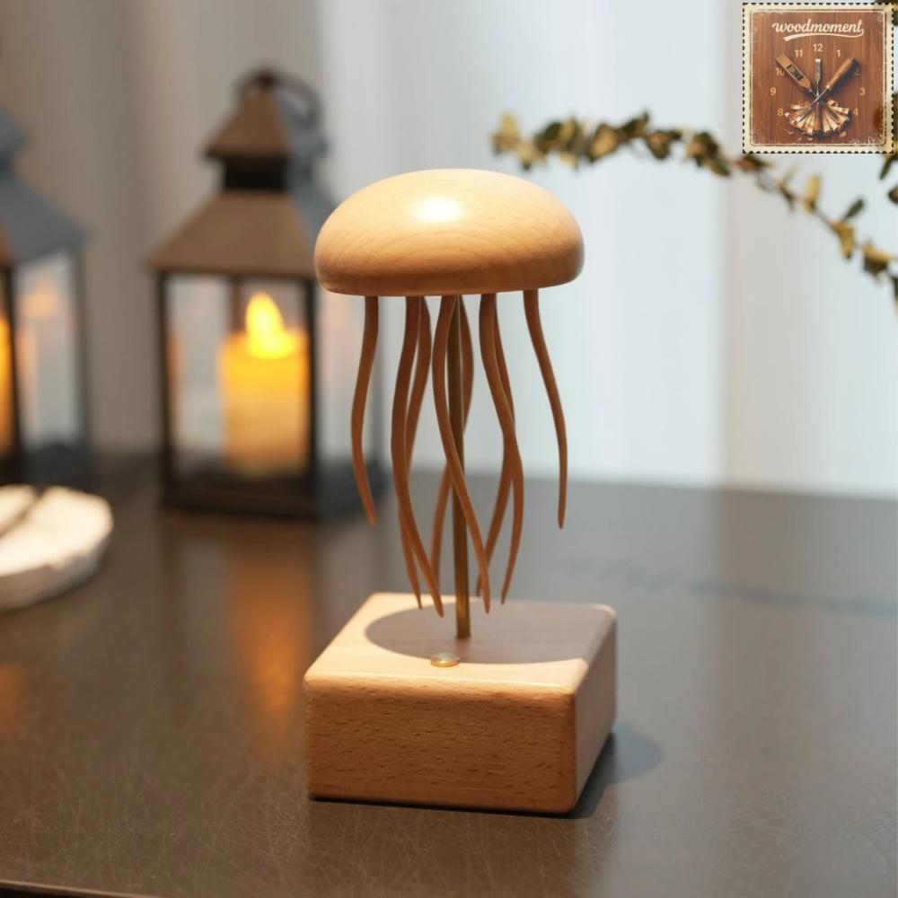WoodMoment Handcrafted Wooden Jellyfish Automaton